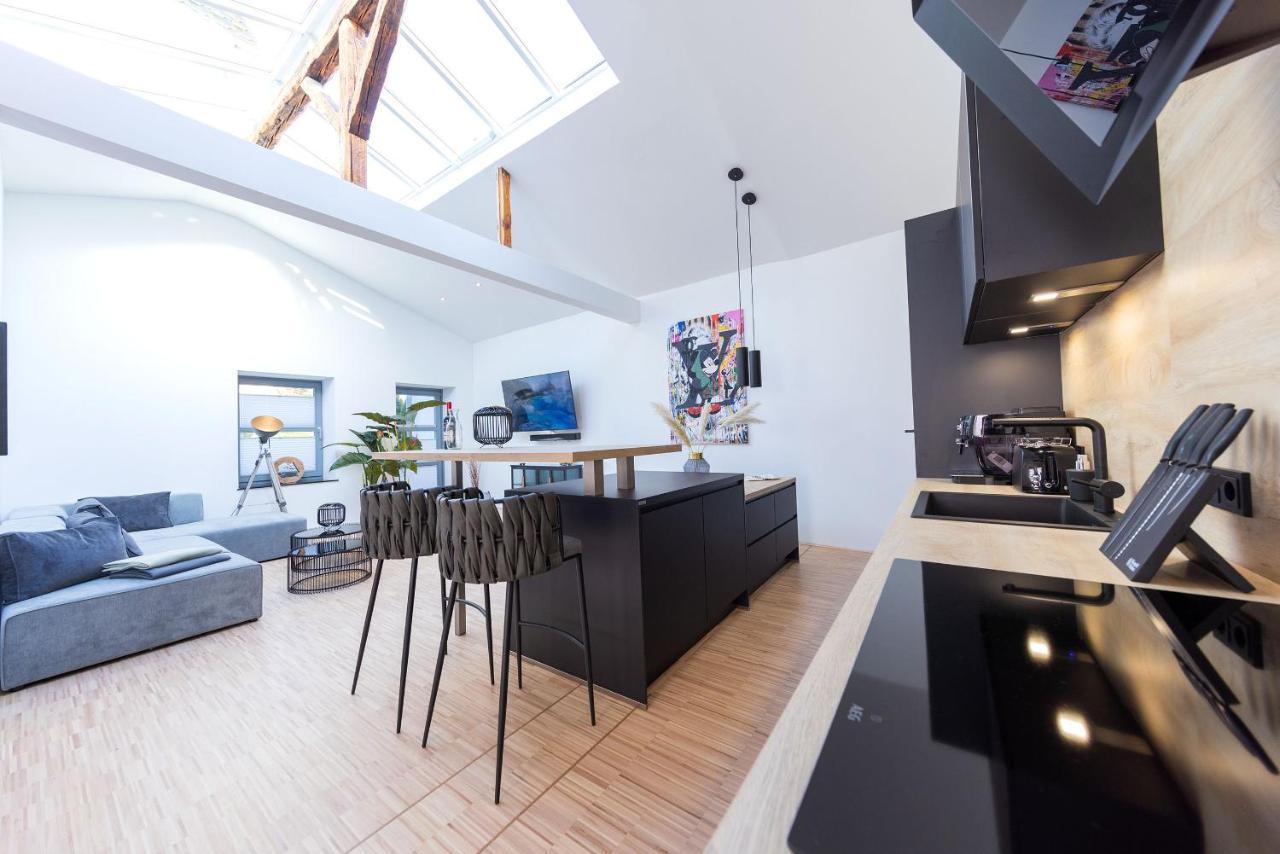 Lichtdurchflutetes Design - Appartement Guetersloh - 90 Qm Exterior foto